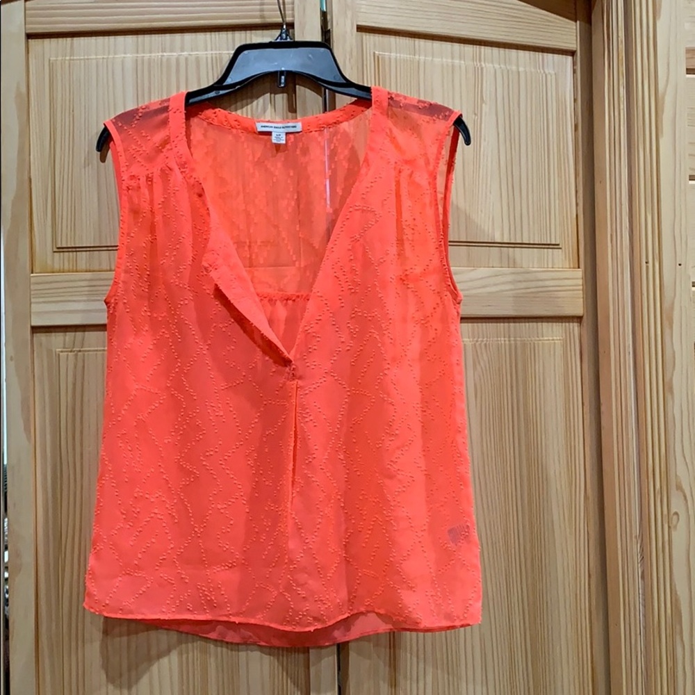 Neon Pink Sheer Tank
